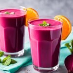 Smoothie de Beterraba Fitness com Laranja